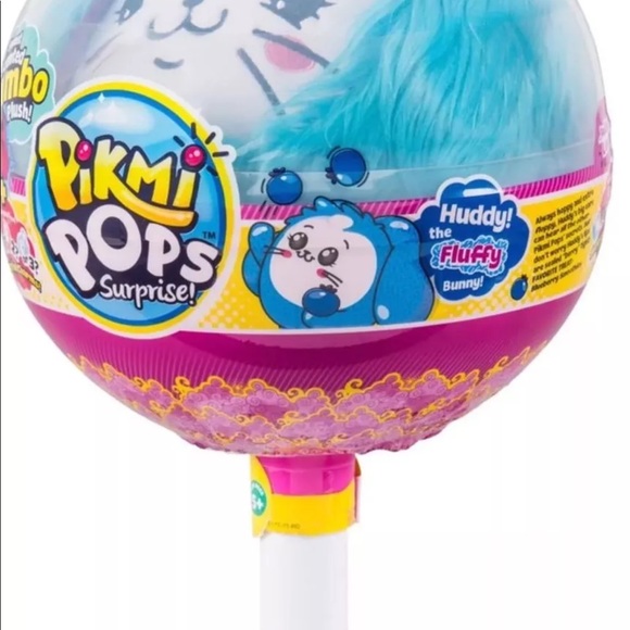 Pikmi Pop Surprise~JUMBO ~Huddy Fluffy Bunny - Picture 3 of 3